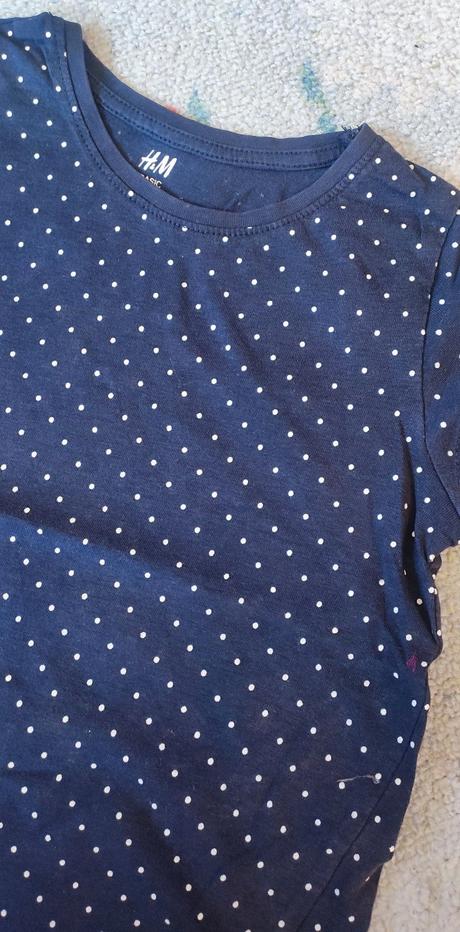 Dětské tričko s puntíky, vel. 98/104, h&m,98