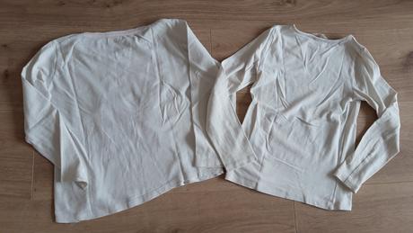 Trička s dlouhým rukávem vel. 110-116, h&m,110