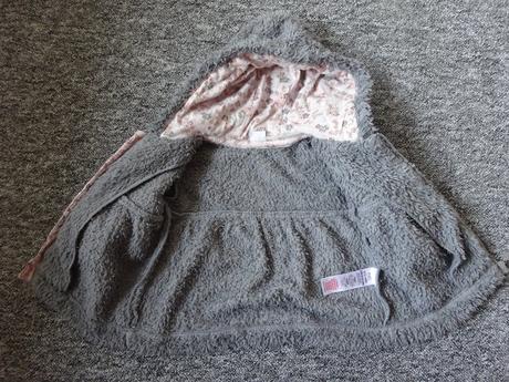 2x mikina chlupatá s kapucí, vel. 80, f&f,80