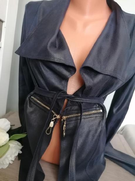 Koženková bunda, s