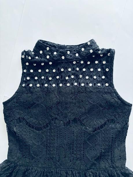 Ob/ šaty letní / společenské krajkové - v.9 let, river island,134
