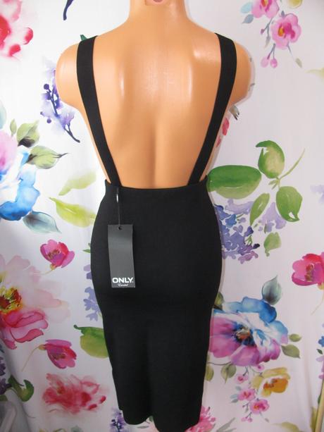 Luxusní pružná černá sukně s elegantním zipem, only,xs