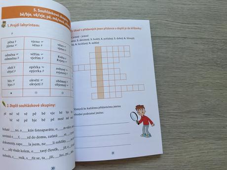 Vyplňovací sešity - 5. třída, matematika, čj, 4 ks,
