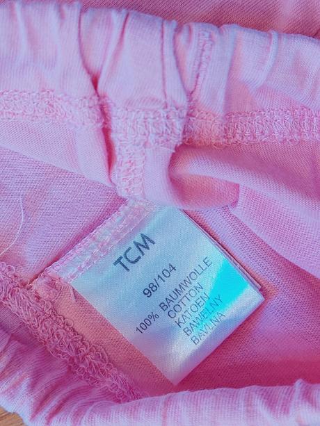 Pyžamové kalhoty tchibo tcm - růžové, v. 98-104, tchibo,98