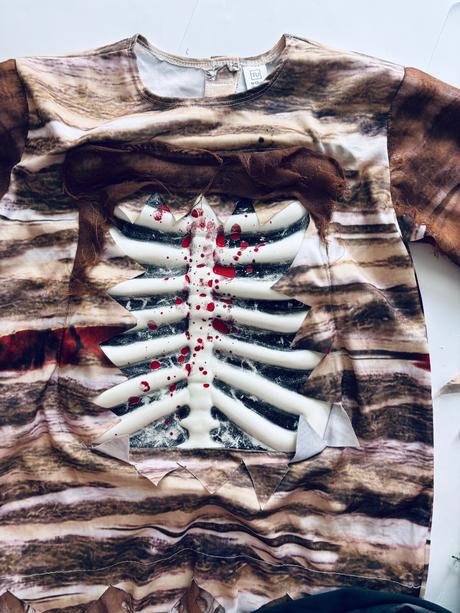 K5/ kostým kostlivce halloween - v.11/13 let, 