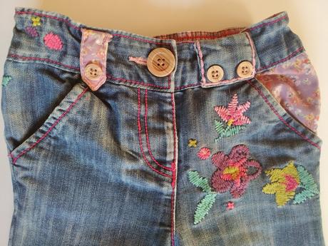 Vyšívané džíny next, next,98