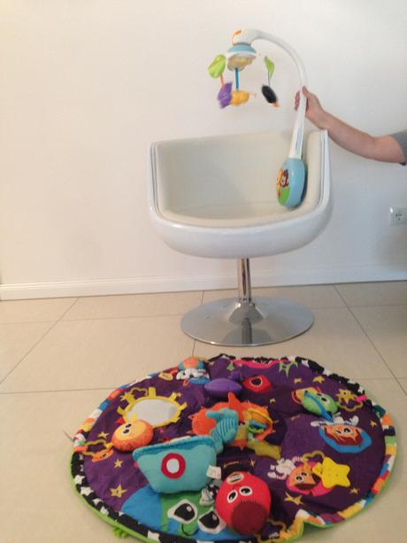 Hrací deka lamaze vesmír+kolotoč+usínaček+kousátko, 