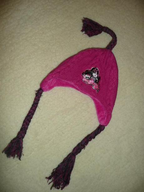 Zimní teplá čepice monster high vel 54 /5-8 let, 