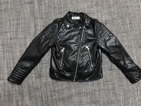 Kožená bunda, h&m,128