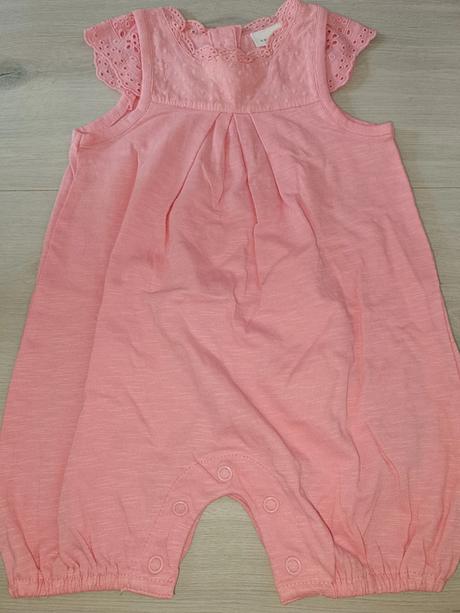 Letní overal růžový 62 next, next,62