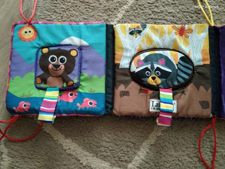 Látkové leporelo pro miminka,