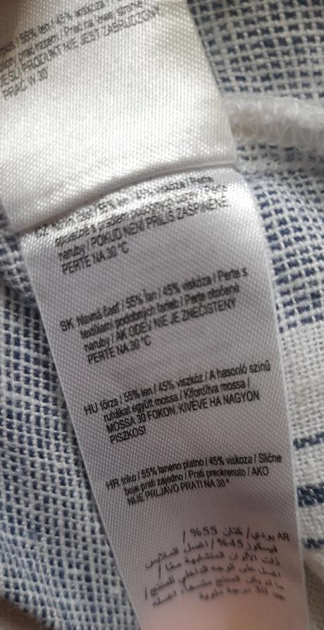 F&f lněný overal s kapsami a páskem, f&f,40