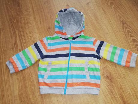 Pruhovaná mikina s kapucí, f&f,86