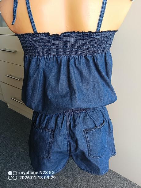 Šortky - overal zn."denim co" vel."36/38", denim co,38