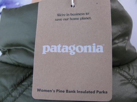 Dámská přechodná khaki prošívaná parka patagonia, l