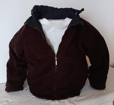 Oboustranná bunda - mikina, 122