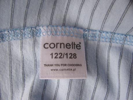 Chlapecké bavlněné sv.modré tričko s krokodýlem, cornette,128