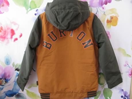 Dětská zimní lyžařská bunda s kapucí burton, burton,134