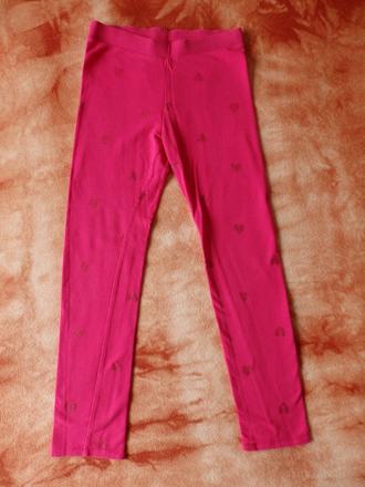 Legínky se srdíčky, h&m,140