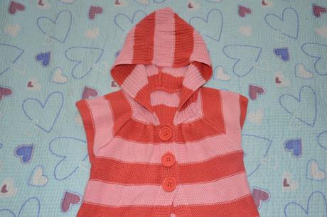 92 98 104 110 pletená vesta s kapucí, marks & spencer,98