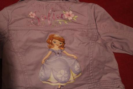 Džínová bunda, bundička princezna sofie, disney,92