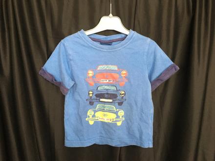 Vel. 86 modré triko s auty, 86