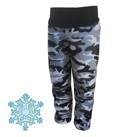 Zimní kalhoty s medvídkovou podšívkou, 80 - 152