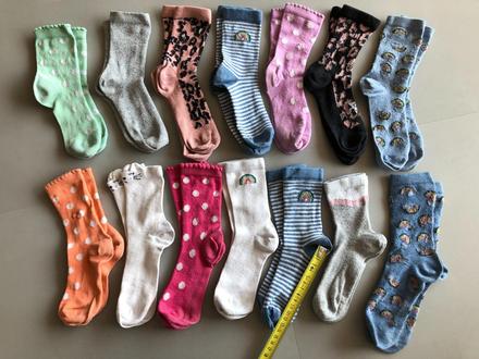 14 párů ponožky next vel.9-12 vel.28 barvy unisex, next,28