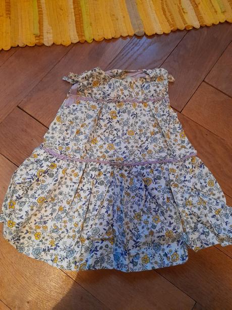 Letní malé kytičkové šatečky,šatičky na holku, 86