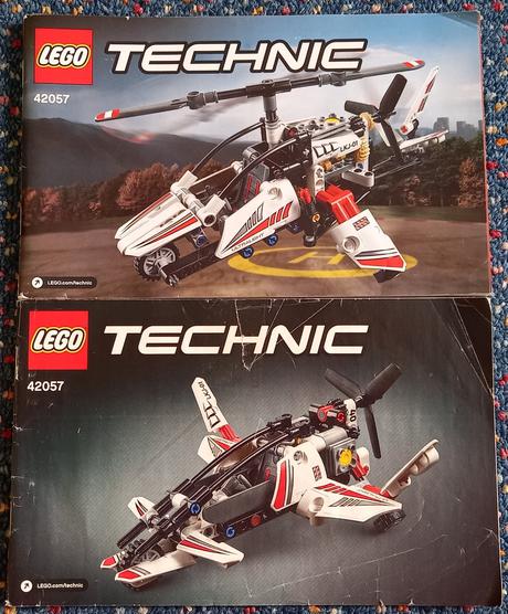 Lego technic 42057 - ultralehká helikoptéra.,