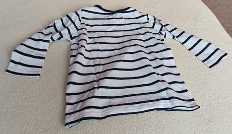 Pruhované tričko, h&m,80