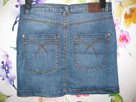 Džínová elastická sukně, 44