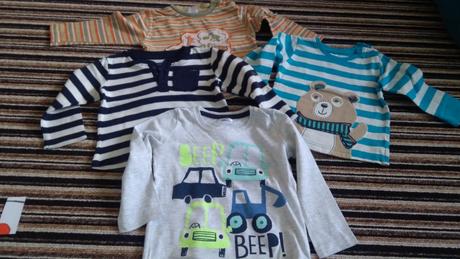 Trička s dlouhým rukávem/mikinky, 74