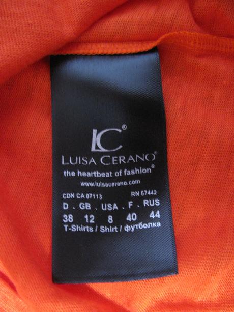 Dámská krásná lososová halenka luisa cerano, 38