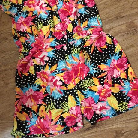 Lehoučký letní barevný overal, matalan,146