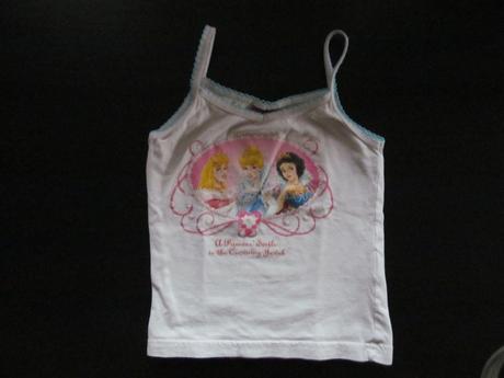 Dívčí košilka / tílko disney, princezny, vel. 92/9, disney,92