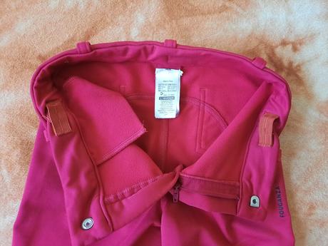 Červené zateplené rajtky, 8-10 let, 134