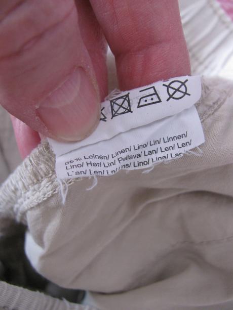 Dámské béžové lněné letní kalhoty q/s, quiksilver,s