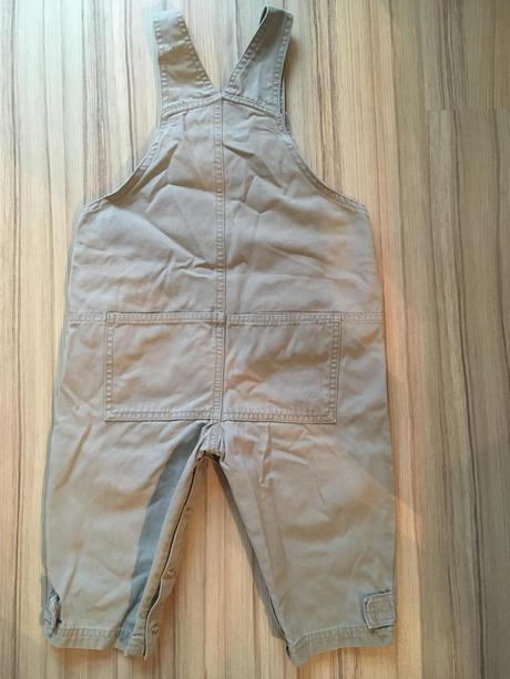 Plátěné kalhoty s laclem, next,92