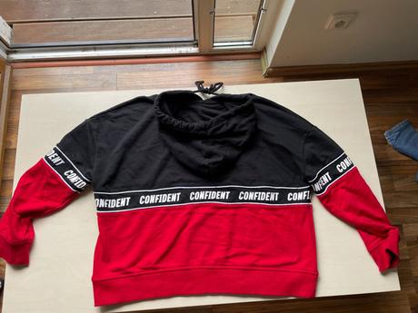 Crop široká mikina, vel m, fisherfield, m