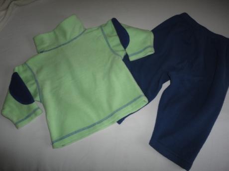 Fleec souprava 6-9 měsíců, 74