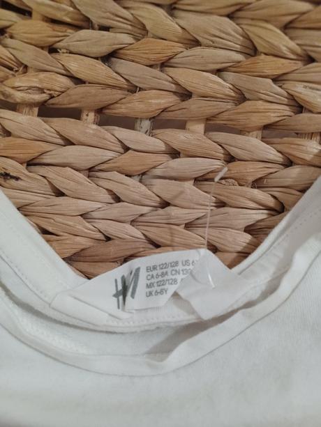 Vánoční tričko se zvířátky h&m, 128