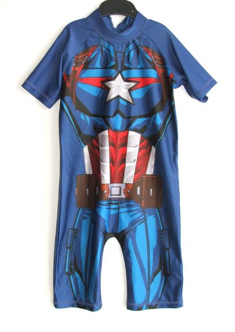 J546 plavkový overal marvel vel. 122, marvel,122