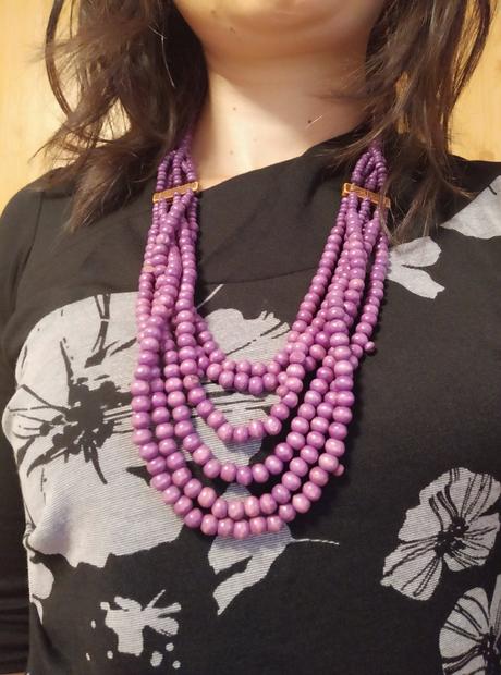 Dřevěný náhrdelník,