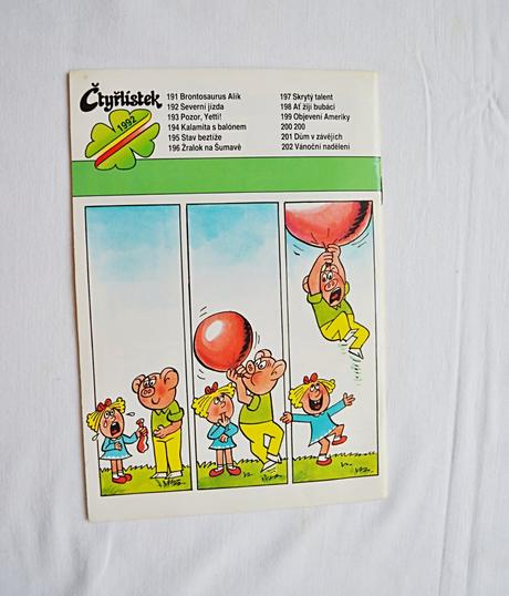 Dětský časopis čtyřlístek 194/ kalamita s balónem,
