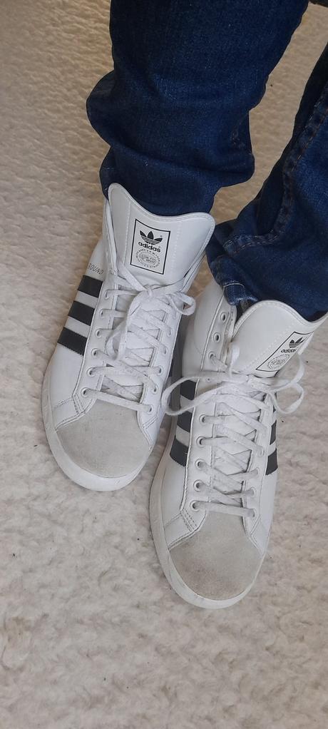 Adidas bílé kotníkové tenisky, adidas,40