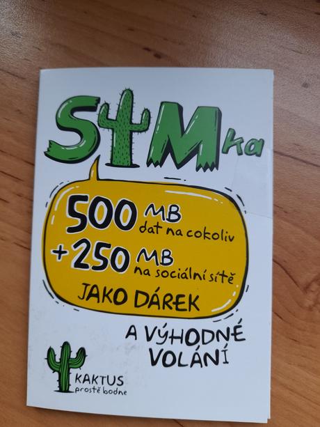 Sim karta kaktus,