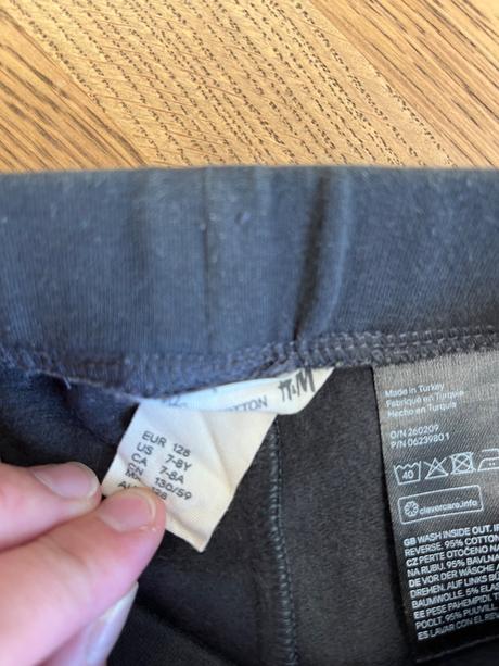 Silnější legíny motýlci, h&m,128