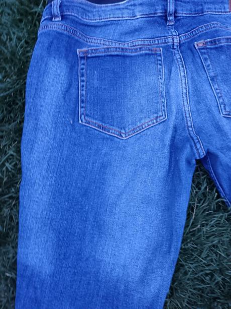 Těhotenské trhané/drbané rifleh&m slimboyfriend 38, h&m,38
