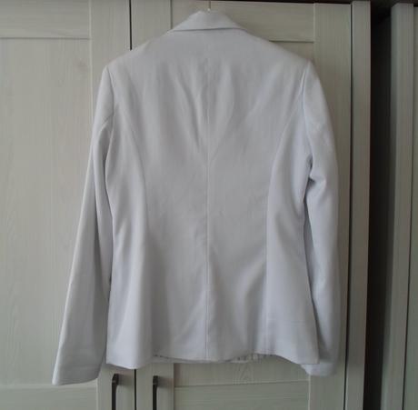 Bílé sako sáčko kabátek, bonprix,s